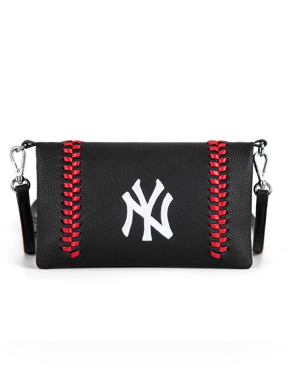 New York Yankees Team Bi-Fold Clutch/Crossbody Black